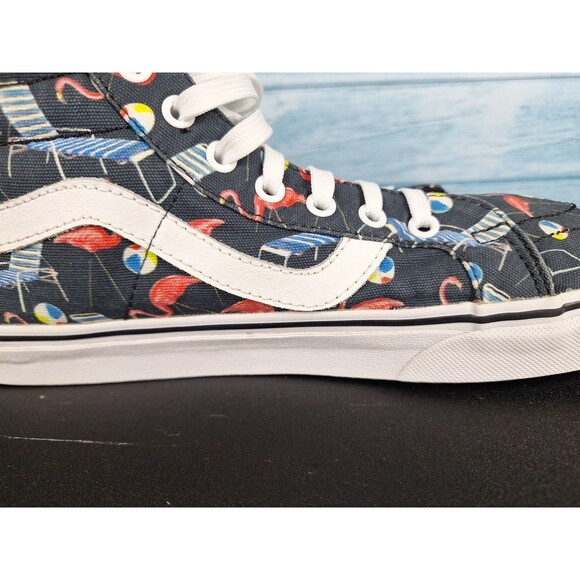 Vans Sk8-Hi Flamingo Beach High Top Skate Shoes Sz 11.5 main image 5